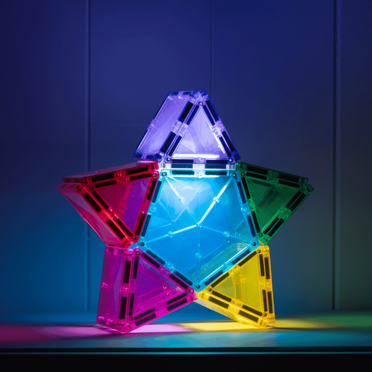 Connetix | Magnetic Tiles | Light Star Pack 28 pieces