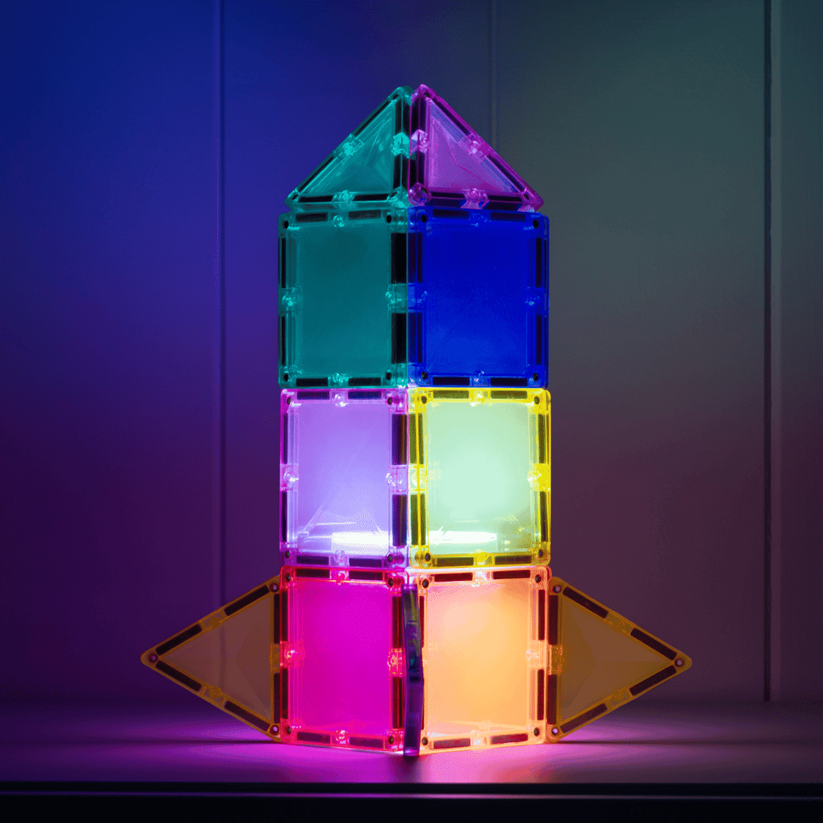 Connetix | Magnetic Tiles | Light Star Pack 28 pieces