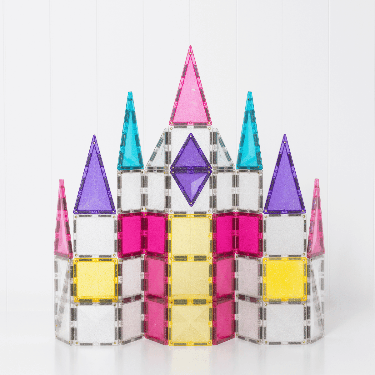 Connetix | Magnetic Tiles | Glitter Unicorn Pack 56 pieces