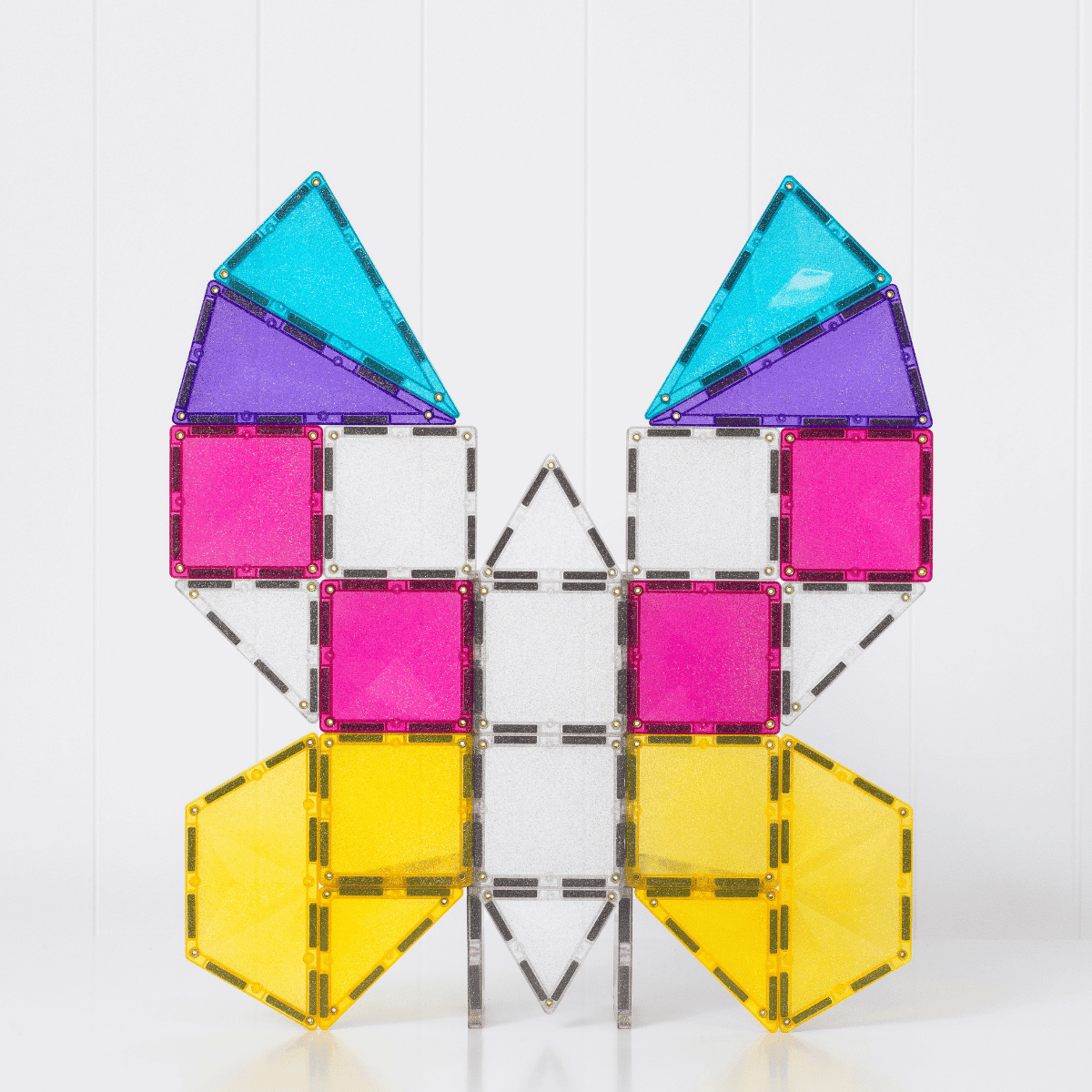 Connetix | Magnetic Tiles | Glitter Unicorn Pack 56 pieces