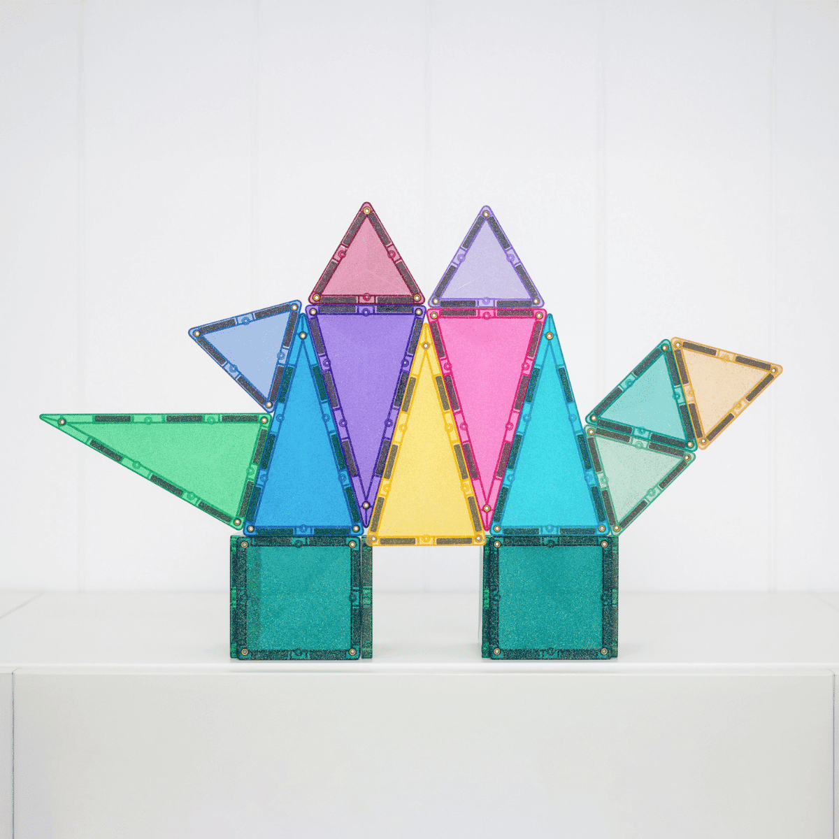 Connetix | Magnetic Tiles | Glitter Castle Pack 48 pieces