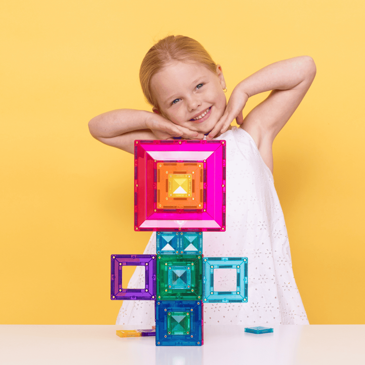 Connetix | Magnetic Tiles | Bright Portal Pack 48 pieces