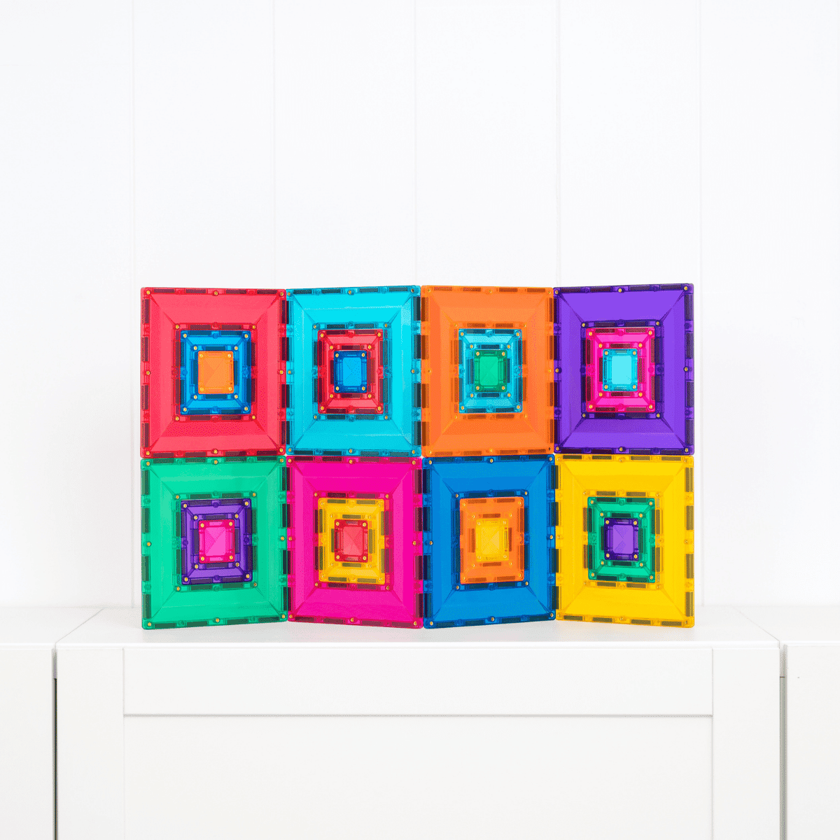 Connetix | Magnetic Tiles | Bright Portal Pack 48 pieces