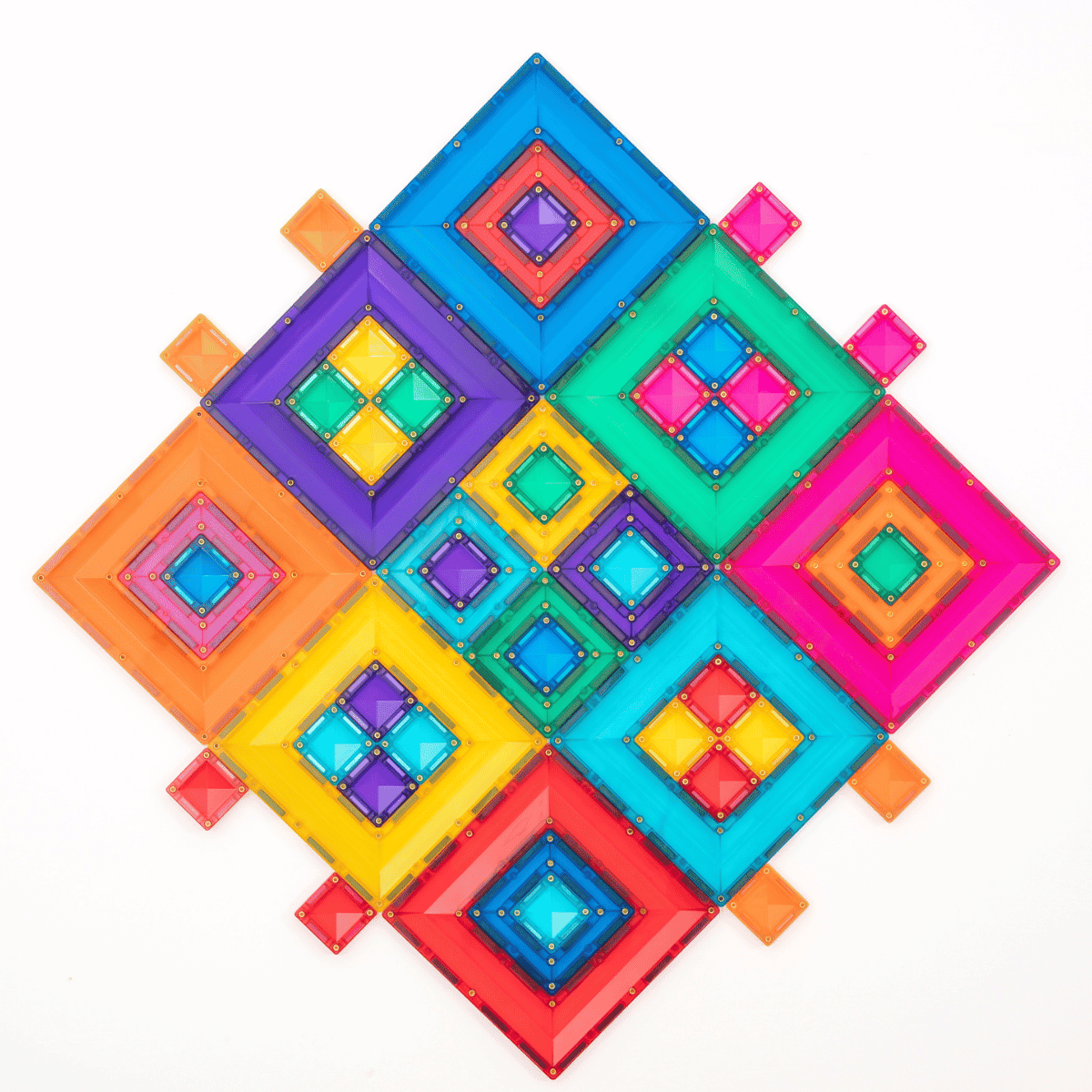 Connetix | Magnetic Tiles | Bright Portal Pack 48 pieces