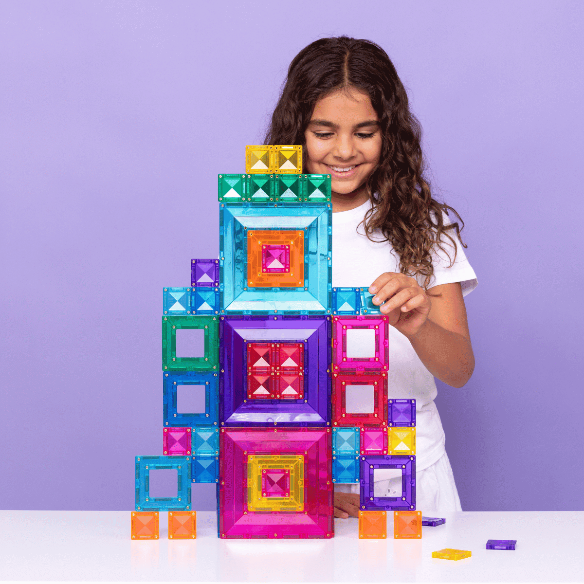 Connetix | Magnetic Tiles | Bright Portal Pack 48 pieces