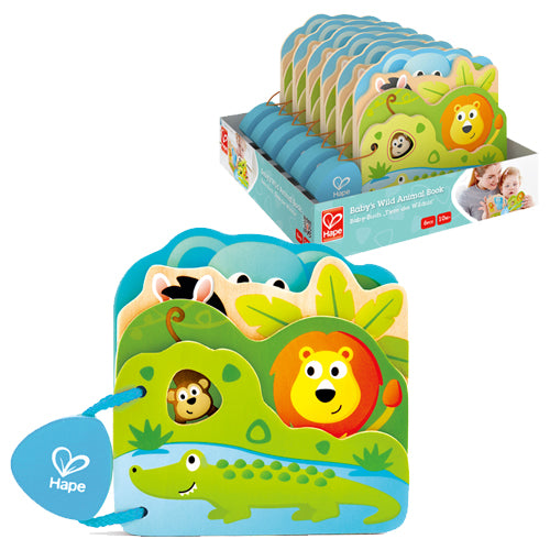 Hape | Baby's Wild Animal Book