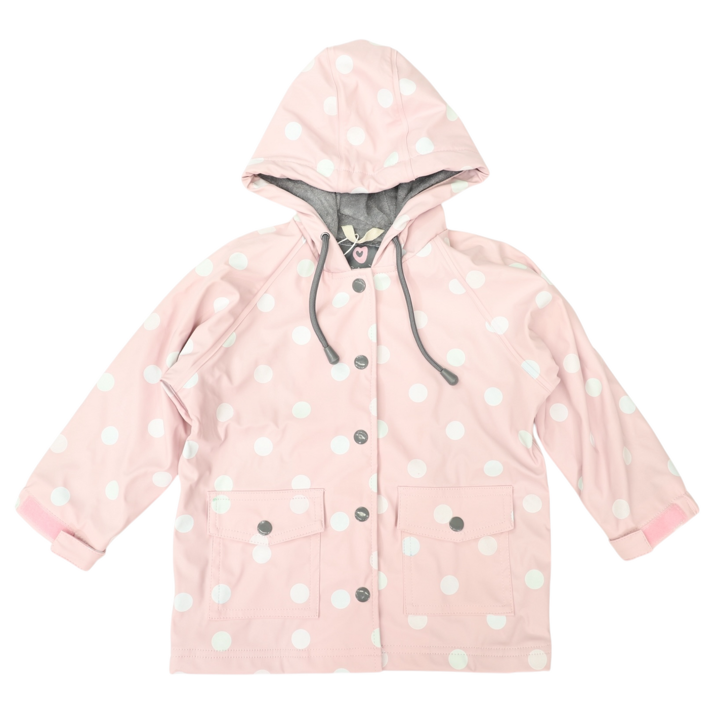 Korango Rainwear | Colour Change Polkadot Raincoat | Pink