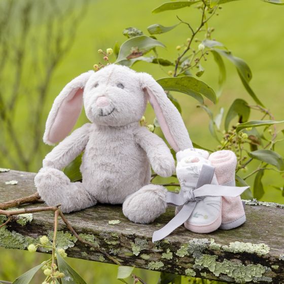 Little Linen | Plush Toy & Washers - Harvest Bunny