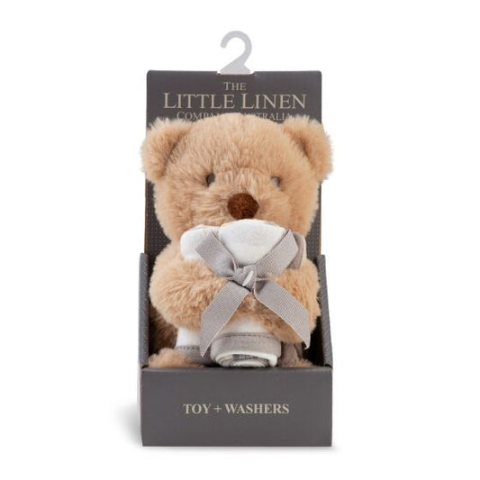 Little Linen | Plush Toy & Washers - Nectar Bear