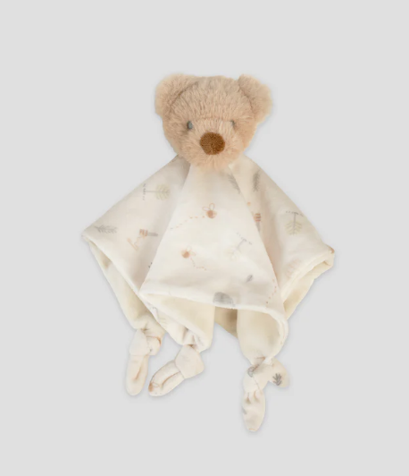 Little Linen | Baby Comforter Toy / Security Blanket | Nectar Bear