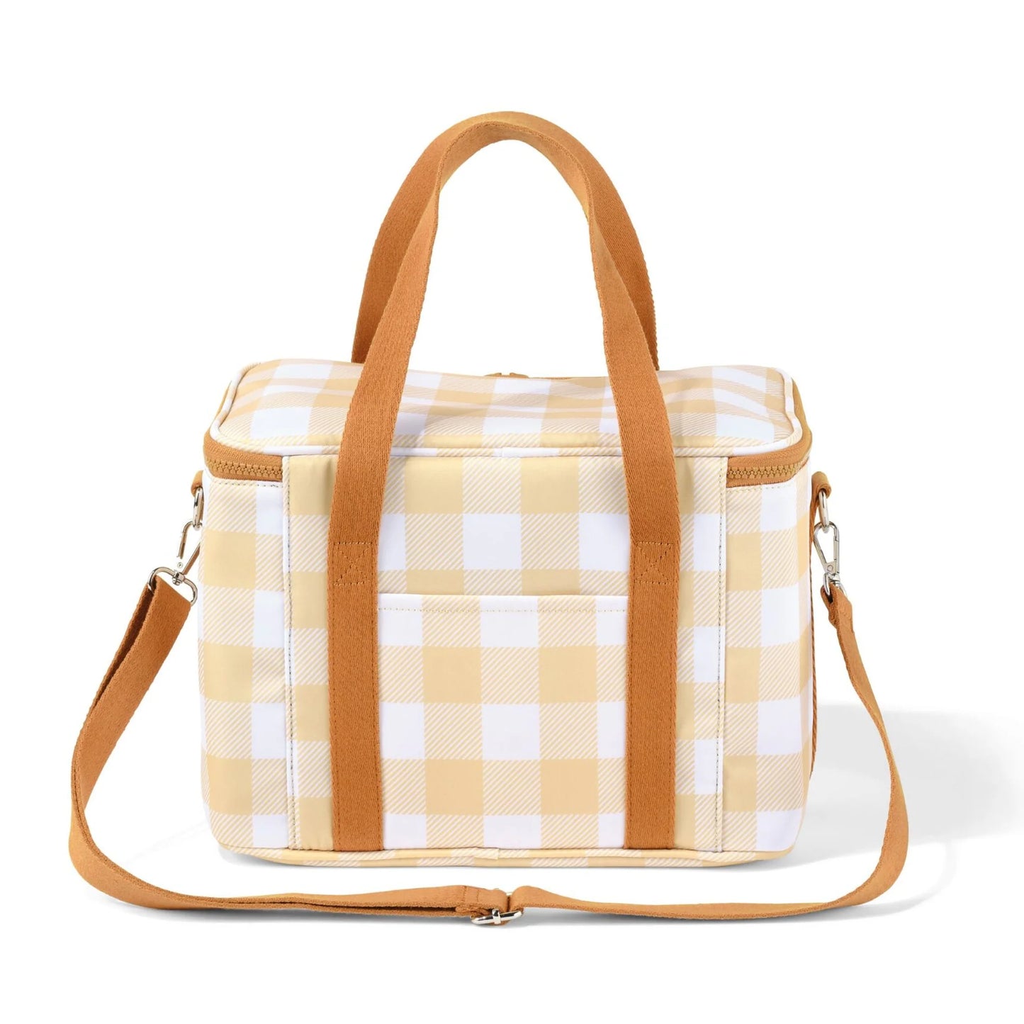 OiOi | Maxi Insulated Lunch Bag | Beige Gingham