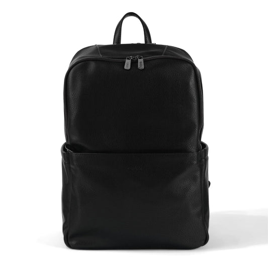OiOi | Multitasker Nappy Backpack | Black Faux Leather