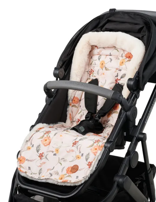 OiOi | Cozy Fleece Pram Liner | Wildfower/Fleece