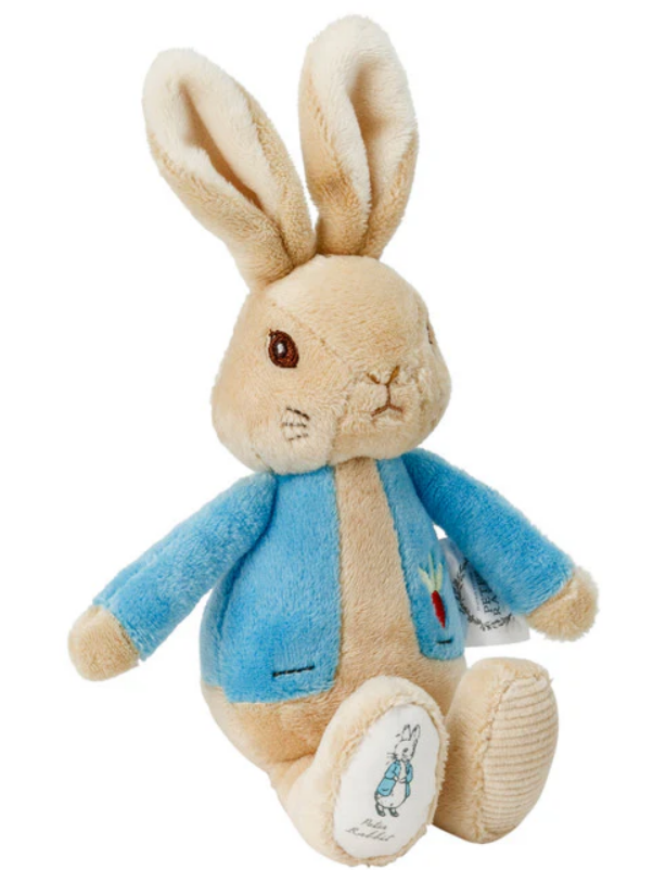 Peter Rabbit Plush Silky Rattle | Peter & Flopsy Bunny