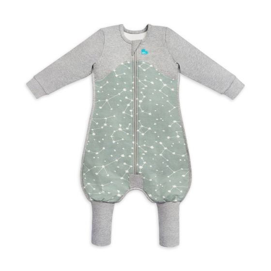 Love to Dream | Organic Sleep Suit | Long Sleeve | Olive Stellar | 1.0T