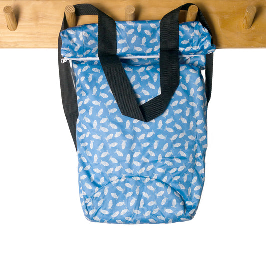 Nestling | Large Swim Wet Bag | Blue Fish