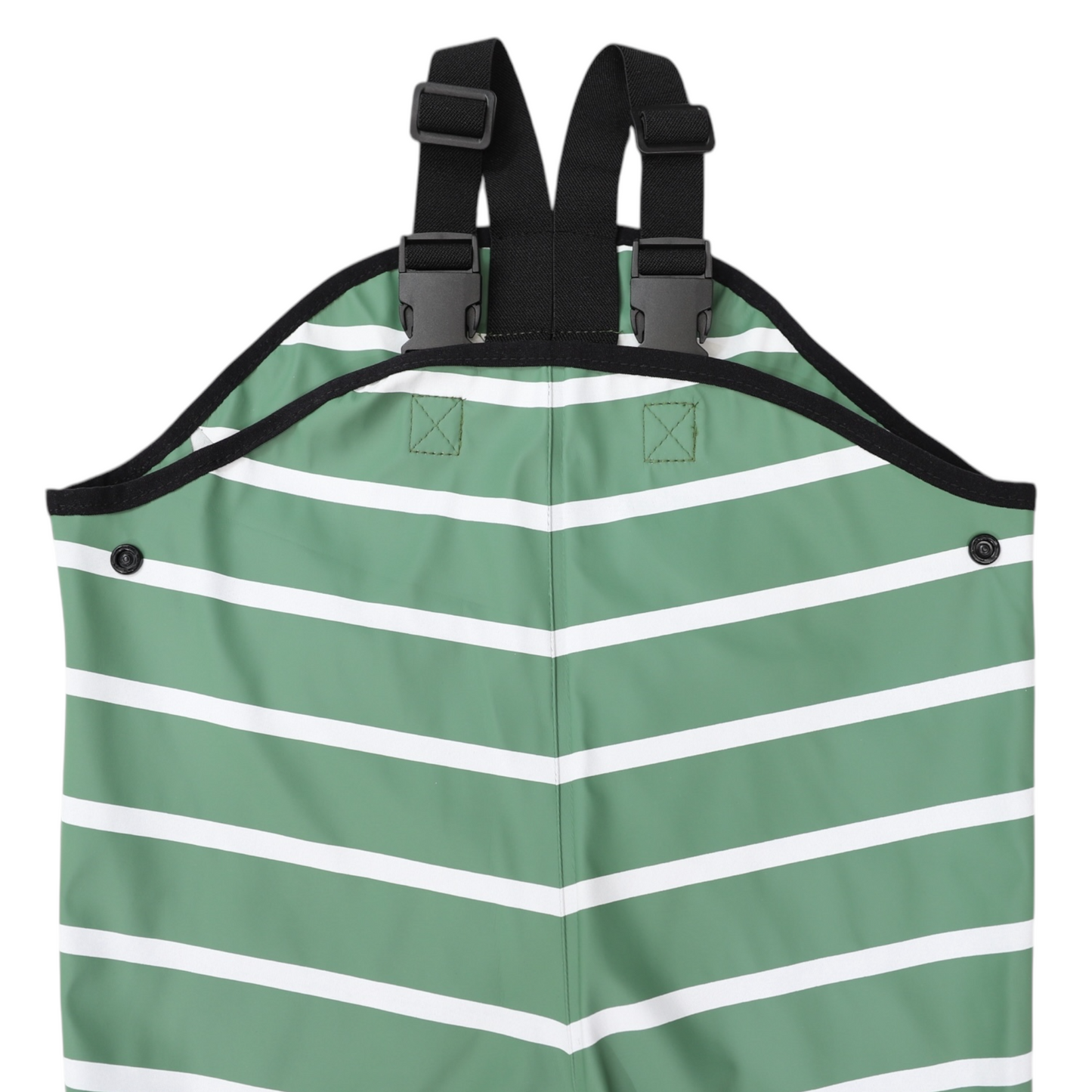 Korango Rainwear | Stripe Colour Change Waterproof Overalls | Green