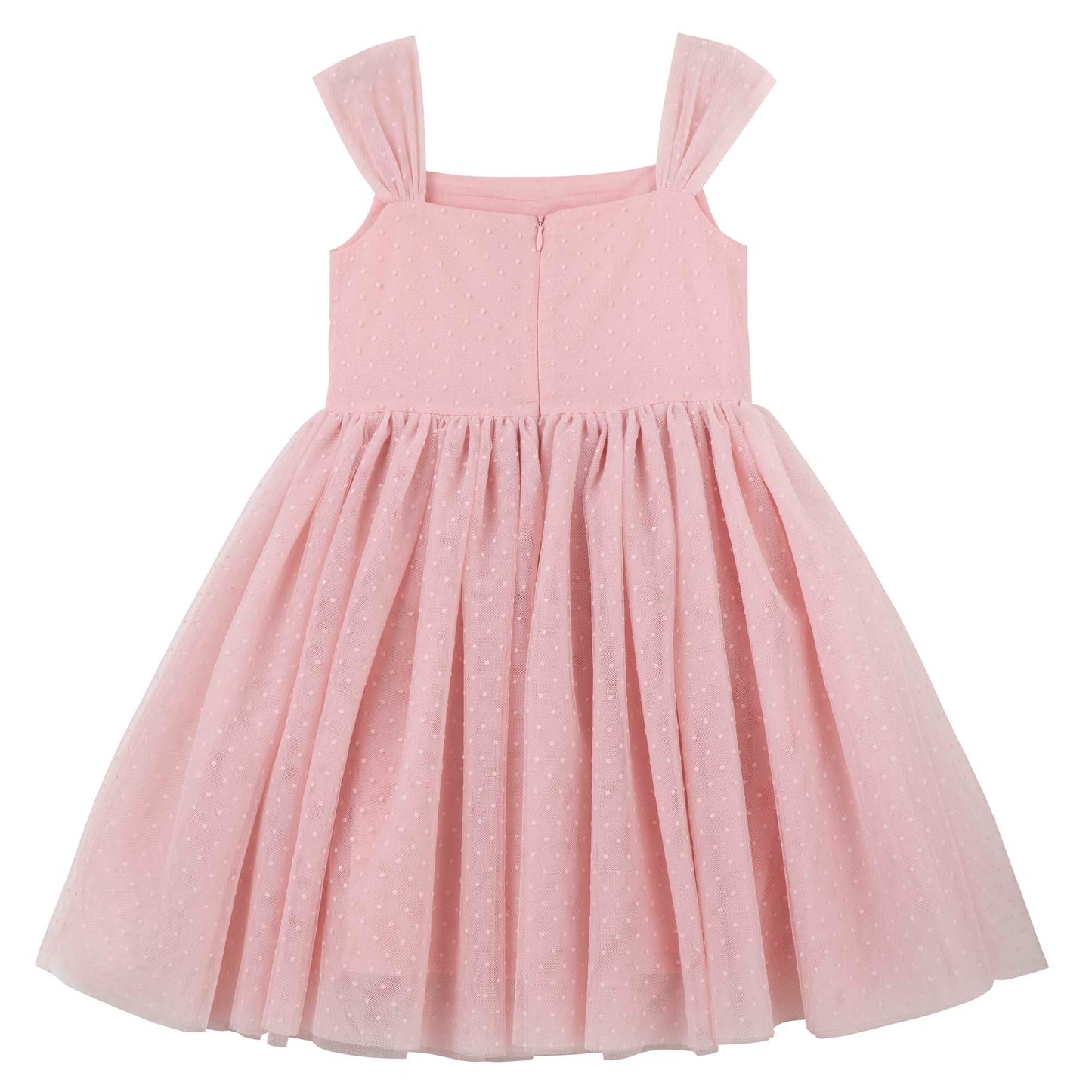 Designer Kidz | Emmy Flocked Spot Dress - Size 2