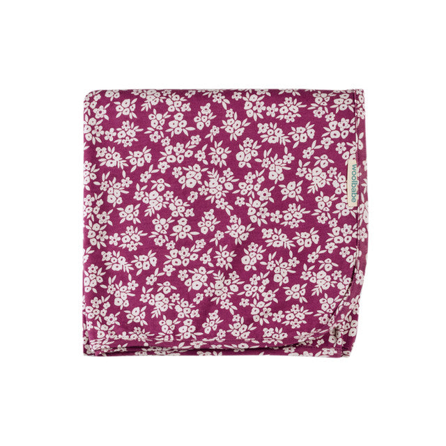 Woolbabe Merino/Organic Cotton | Swaddle/Blanket | Plum Manuka