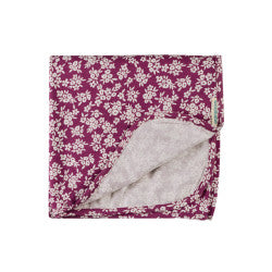 Woolbabe Merino/Organic Cotton | Swaddle/Blanket | Plum Manuka