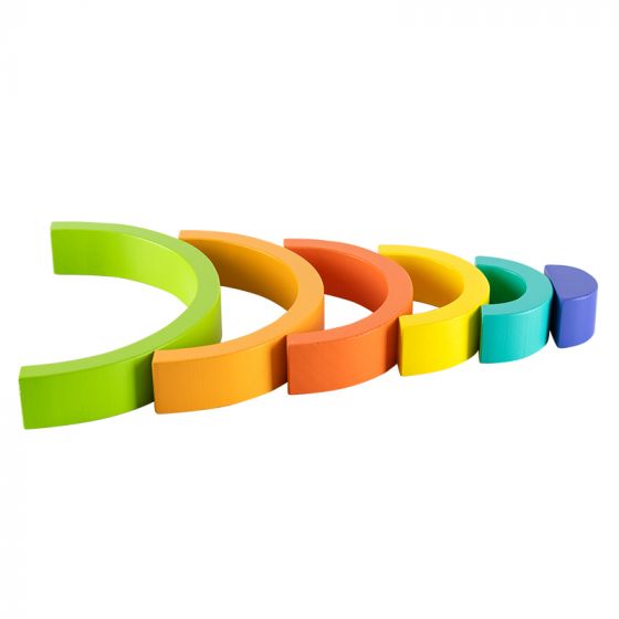 Phoohi | Rainbow Stacker | Wooden Rainbow Toy