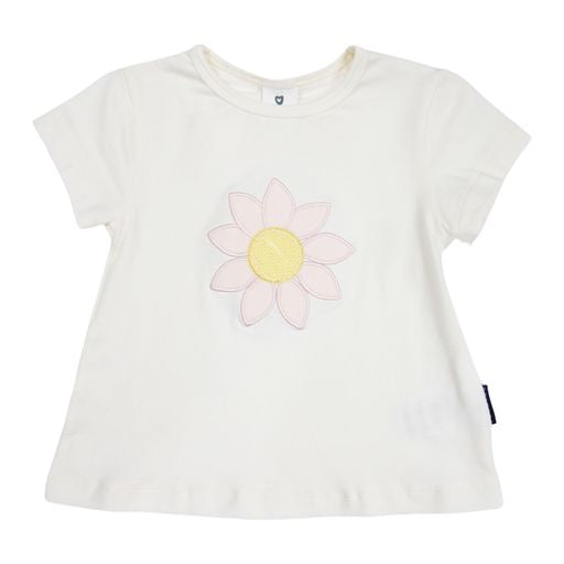 Korango | Flower Swing Top |  Shrinking Violet |  White