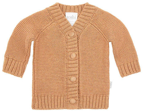 Toshi | Organic Cardigan Andy | Ginger