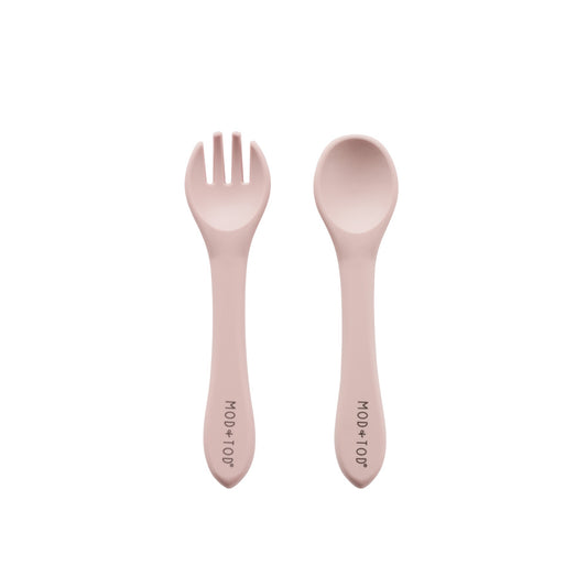Mod and Tod | Toddler Silicone Cutlery Set (Available in other colour options)