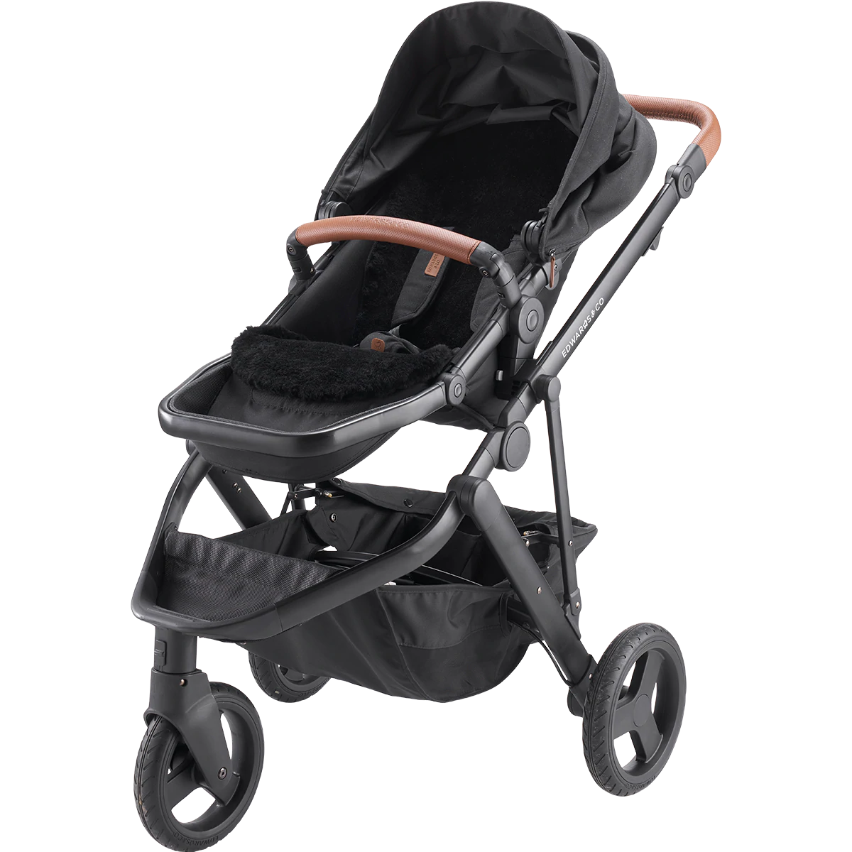 Classic New Zealand | Move Buggy Sheepskin | Black