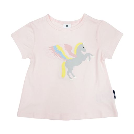 Korango | Unicorn Swing Top | Light  Pink | Size 8Y