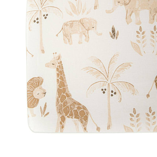 Crane Baby Cot Fitted Sheet | Kendi Collection - Kendi Animal