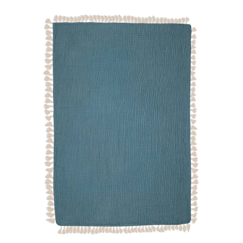 Crane Baby | 6 Layer Muslin Blanket | Riverstone