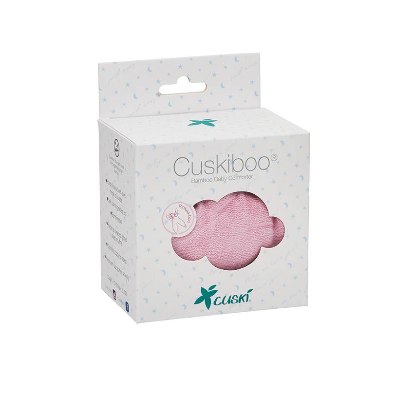 Cuski | Baby Comforter Cuskiboo | Pink (Bamboo)