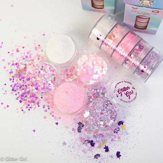 Glitter Girl | Glitter | Cupcake Collection | 5 Glitter Colours