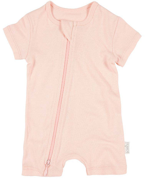 Toshi | Dreamtime Organic Onesie Short Sleeve | Blush