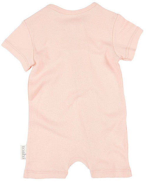 Toshi | Dreamtime Organic Onesie Short Sleeve | Blush