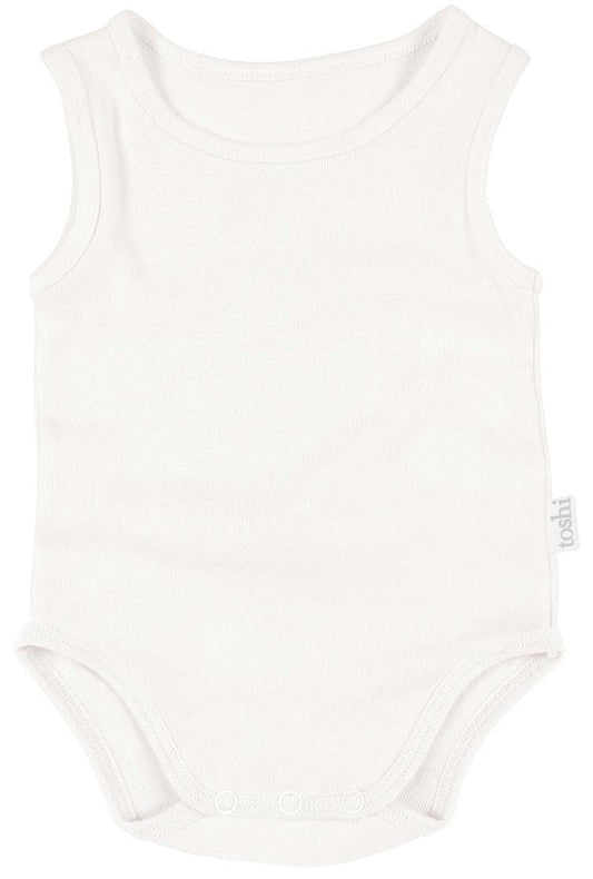 Toshi | Organic Onesie Singlet Dreamtime Cream