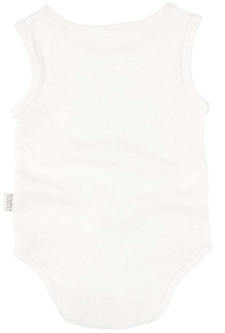 Toshi | Organic Onesie Singlet Dreamtime Cream