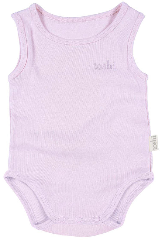 Toshi | Organic Onesie Singlet Dreamtime Lavender