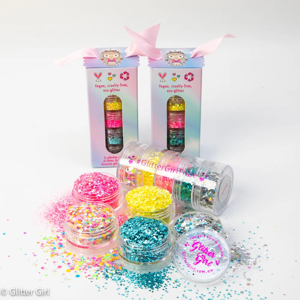 Glitter Girl | Glitter | Dazzle Collection | 5 Glitter Colours