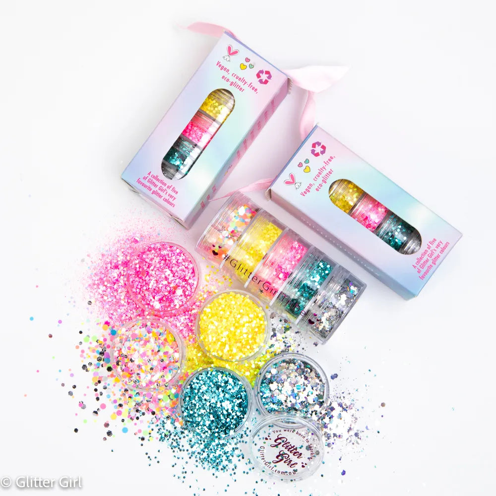Glitter Girl | Glitter | Dazzle Collection | 5 Glitter Colours