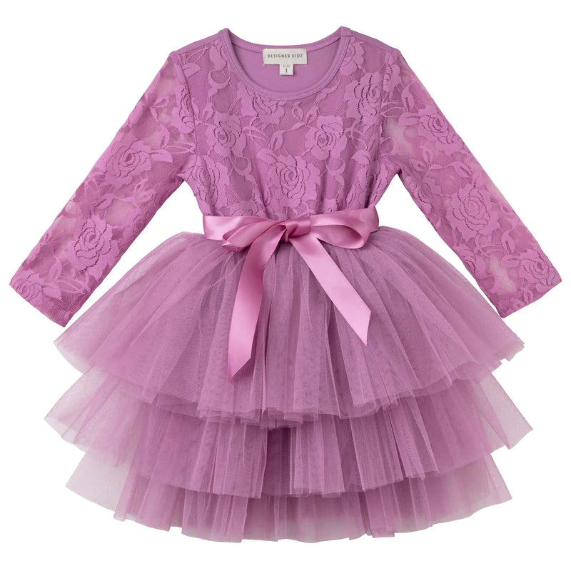 Designer Kidz | My First Lace Tutu | Berry Size 3-6M