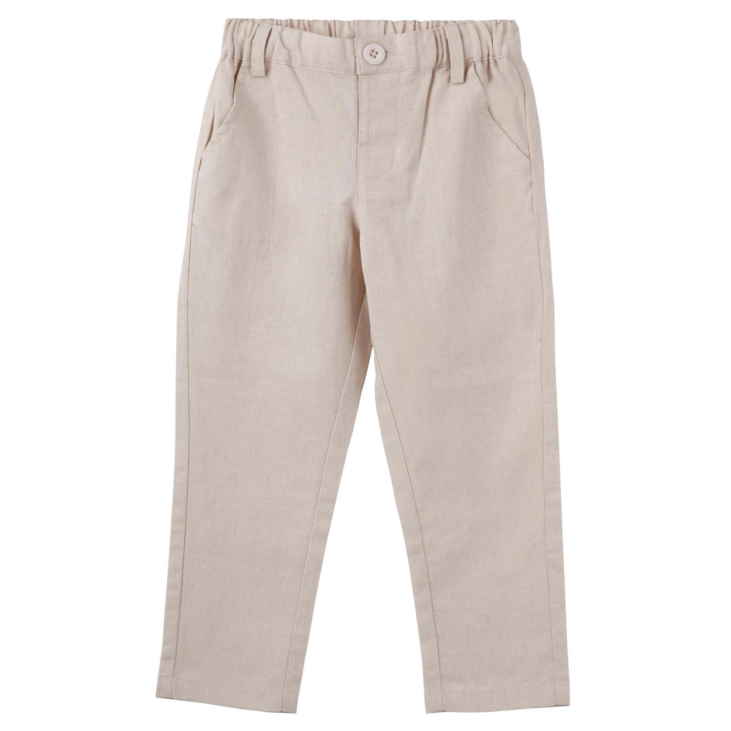 Designer Kidz | Finley Linen Pants | Sand
