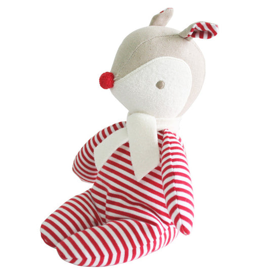 Alimrose | Baby Rudolph | Red Stripe | 20cm