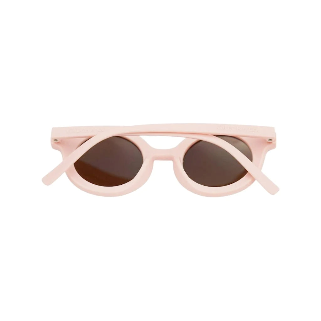 Grech and Co | New Round Sunglasses | Blush Bloom | Bendable and Polarised