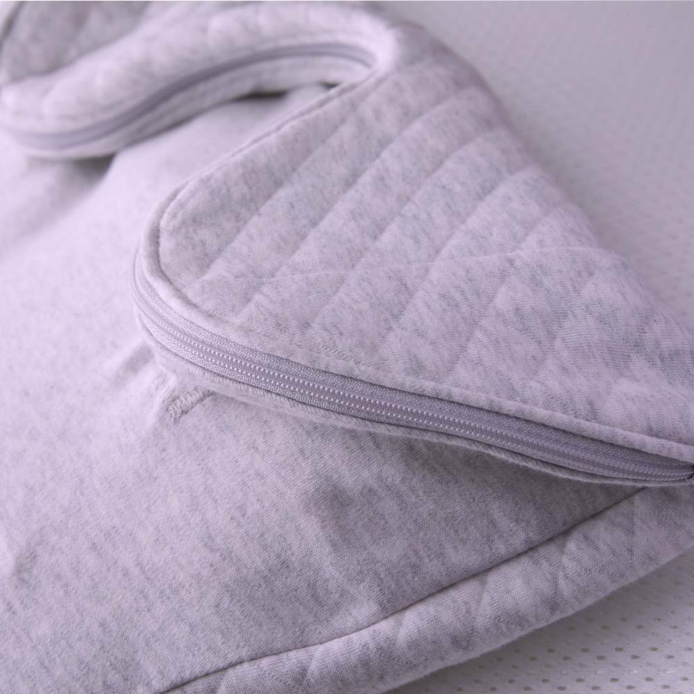 Purflo | Swaddle to Sleep Bag 0.5 tog |  Minimal Grey | 0-4 Months