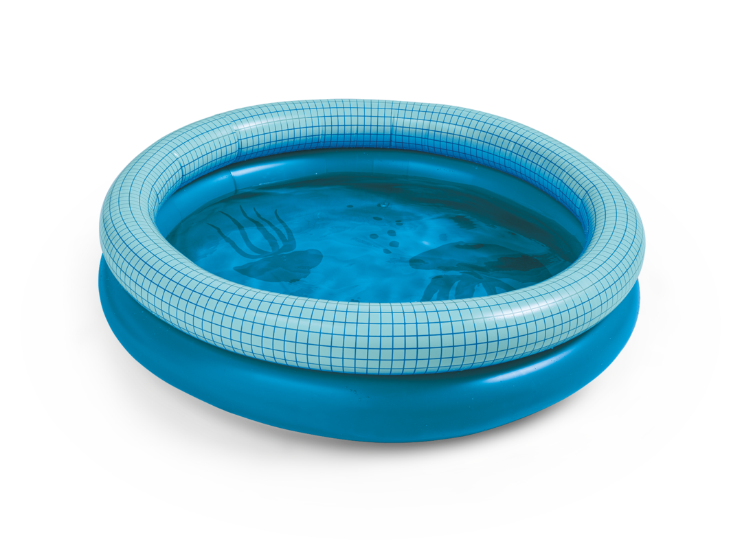 Quut Water Toys | Dippy Inflatable Pool Ocean Blue