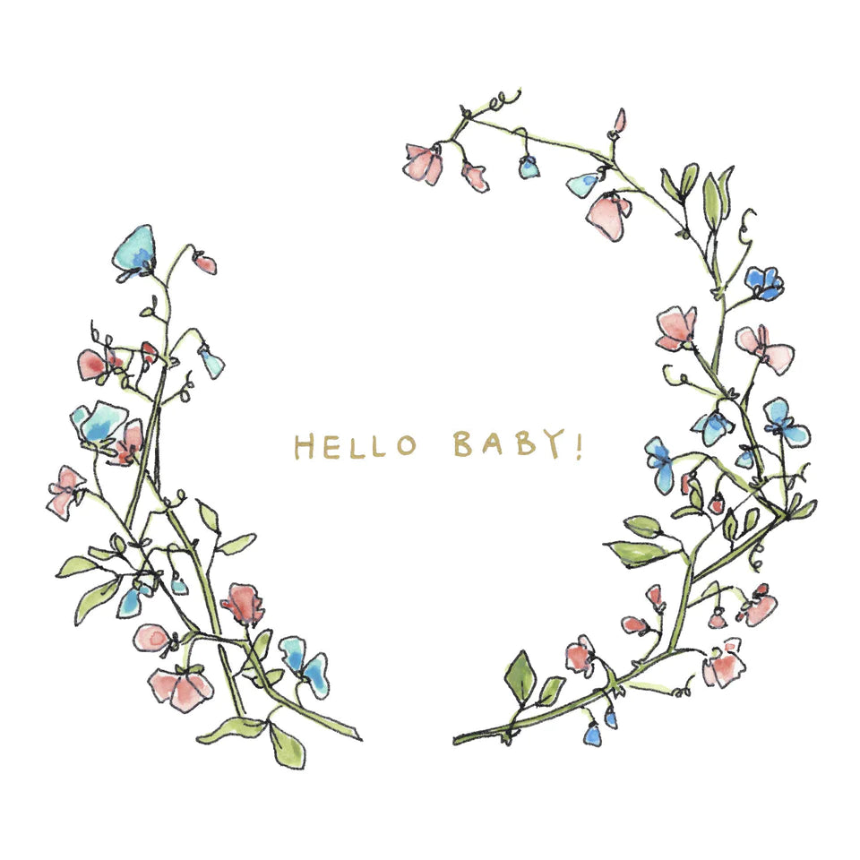 Hello Baby | Baby Arrival Card | New Zealand Made