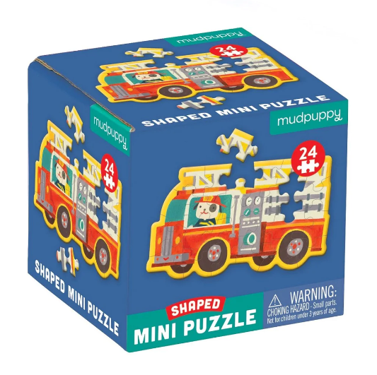 Firetruck Mini Shaped Puzzle 24 Pieces