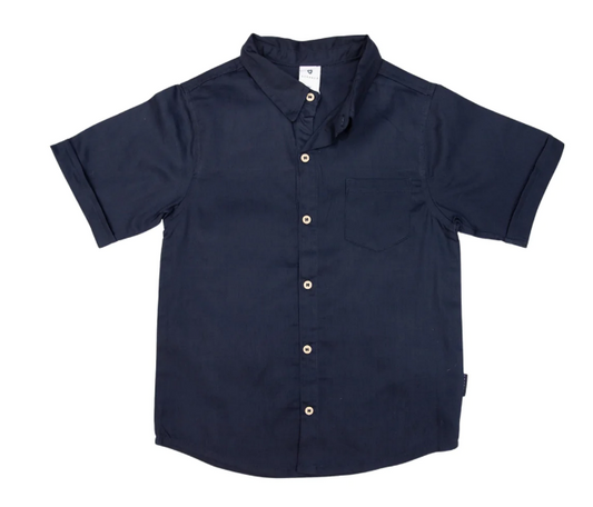 Korango  | Cotton Pique Shirt Navy